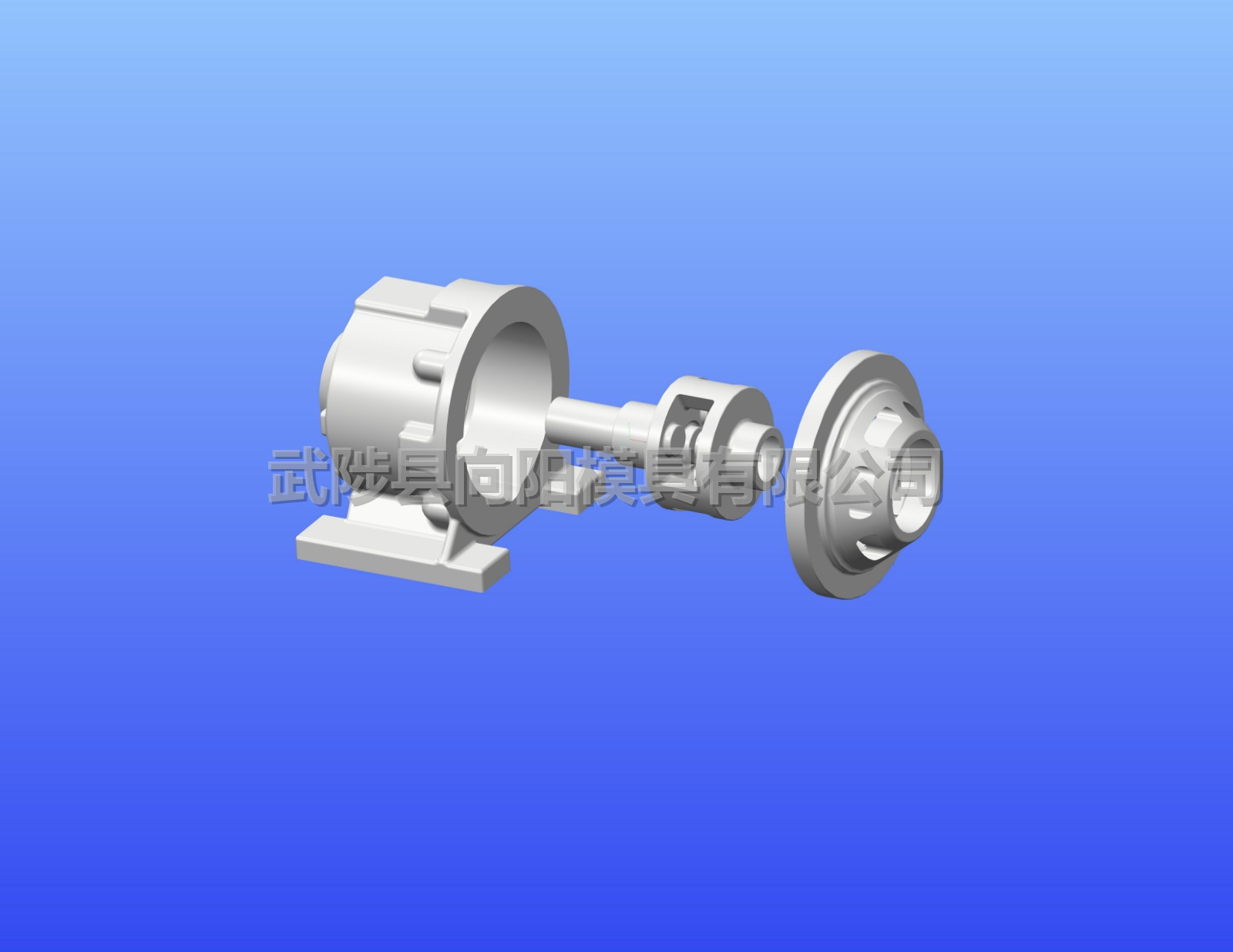 支架機(jī)座模具